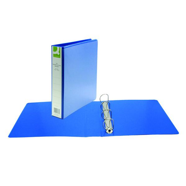 A4 40mm 4D Presentation Blue Ring Binder