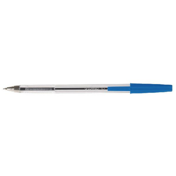 Pack of 20 Q-Connect Ballpoint Pen Medium Blue 