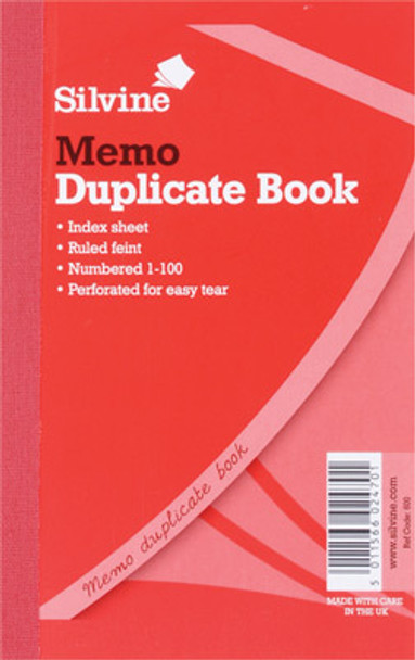 Duplicate Memo Book 6"x4"