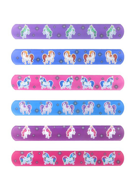 Pack of 120 Unicorn Design Snap Bracelets