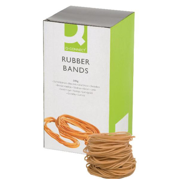 Q-Connect Rubber Bands No.24 152.4 x 1.6mm 500g KF10533