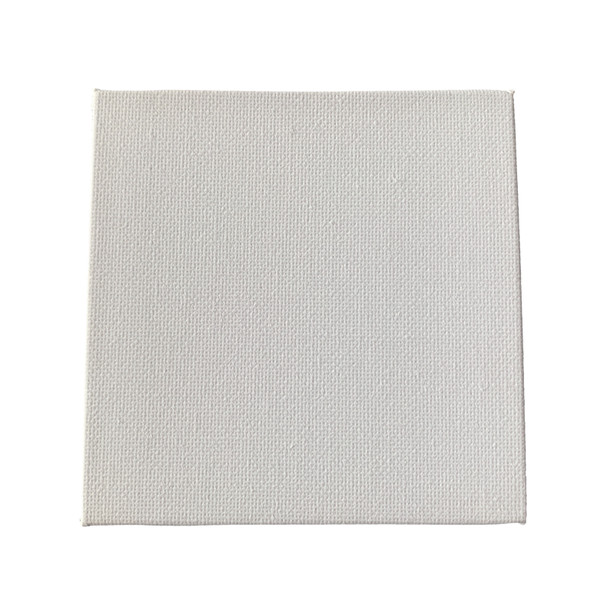 10x10cm Blank White Flat Stretched Board Art Canvas By Janrax