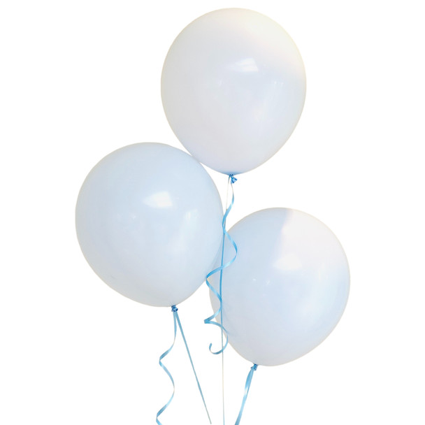 Bag of 100 Aqua Colour 12" Latex Balloons