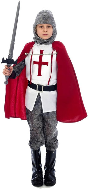 Child Knight Fancy Dress Costume 4-6 Year Olds {DC}