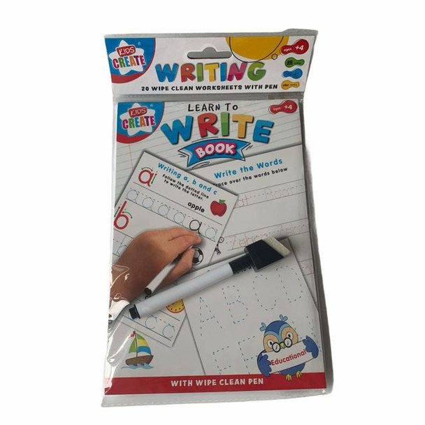 Learn to Write Book Wipe Clean Worksheets