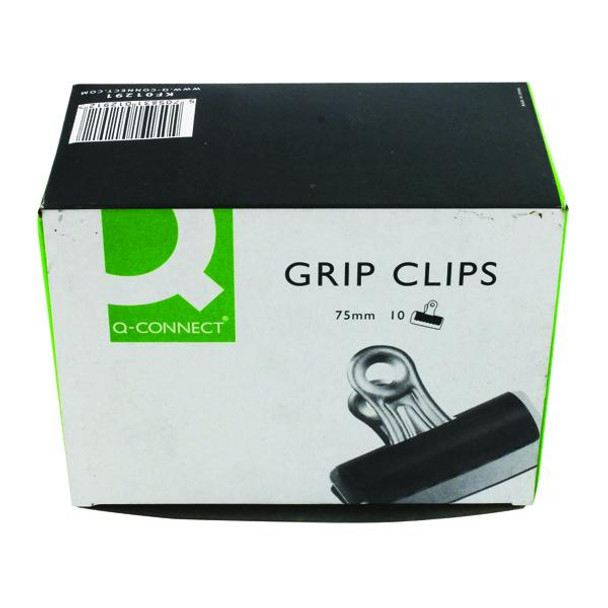 Grip Clip 75mm Black (Pack of 10)