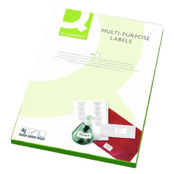 Pack of 1600 105x37mm 16 Per Sheet White Multipurpose Copier Labels