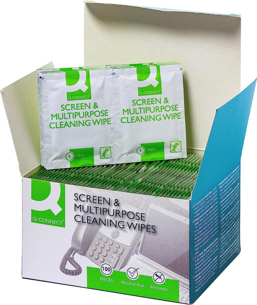 Pack of 100 Screen & Multi-Purpose Wipes