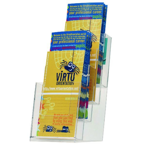 1/3 A4 Four Pocket Literature Holder