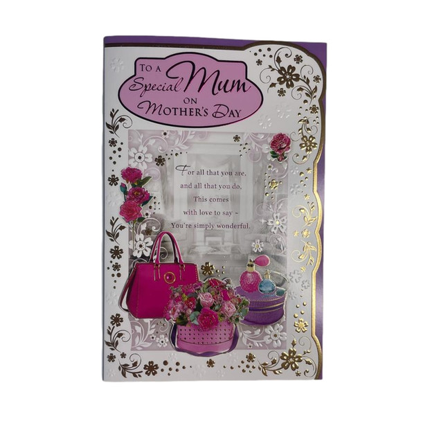 To A Special Mum Simply Wonderful Mother's Day Card