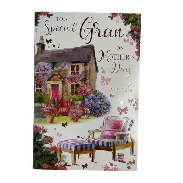To A Special Gran Beautiful House Design Mother's Day Card
