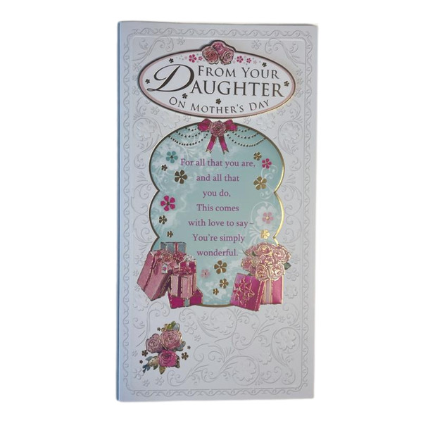 From Your Daughter Gifts Design Mother's Day Card