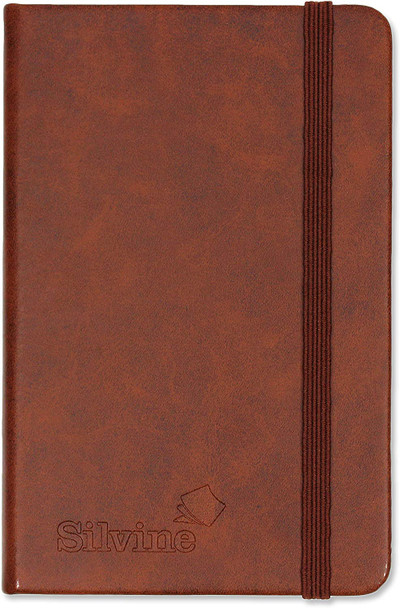 Silvine A6 Executive Soft Feel Notebook 160 Lined Pages Journal
