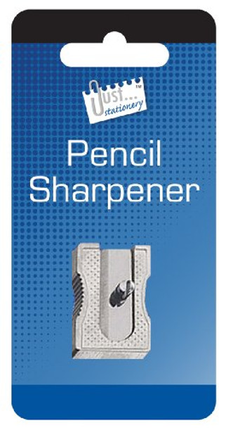 Just Stationery Single Hole Metal Pencil Sharpner
