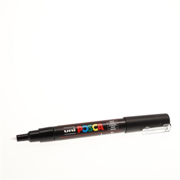 Black Uni Posca PC-1M 0.7mm Bullet Tip Permanent Marker Pen