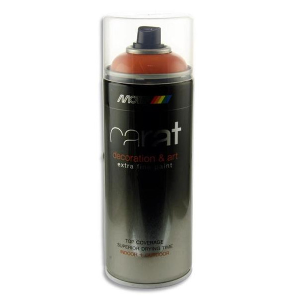 400ml Can Art Traffic Orange Spray Paint by Carat