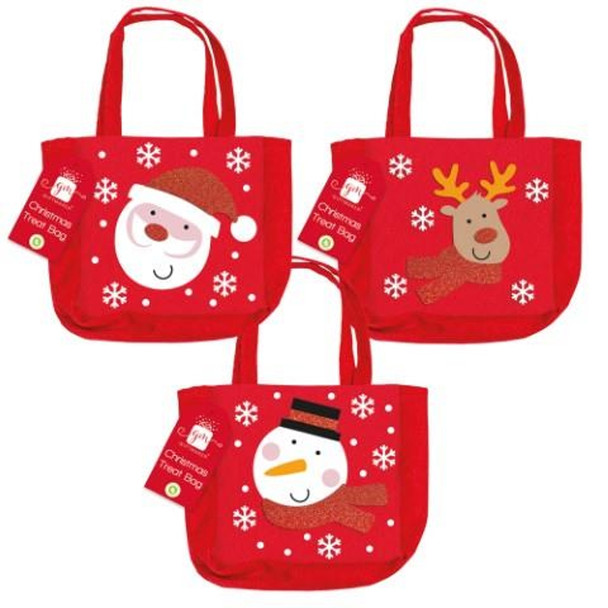 Red Christmas Treat Bag