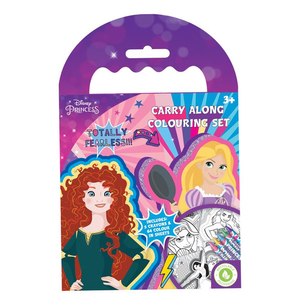 Disney Princess Carry Along Colouring Set