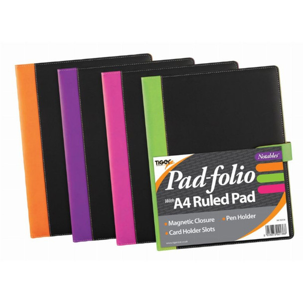 A4 Soft Feel Notable Pad-Folio