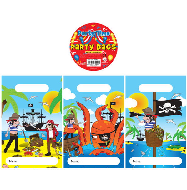 Pack of 144 Pirate Party Loot Bags