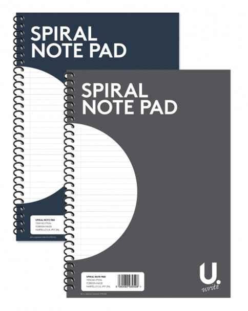 Single 20x28cm 36 Sheets Spiral Note Pad