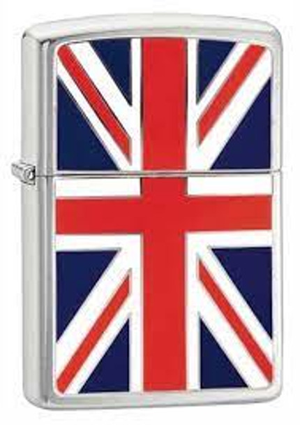 Union Jack Design Windproof Petrol Lighter {DC}