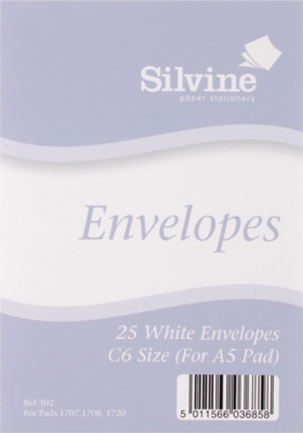 Silvine C6 Envelopes