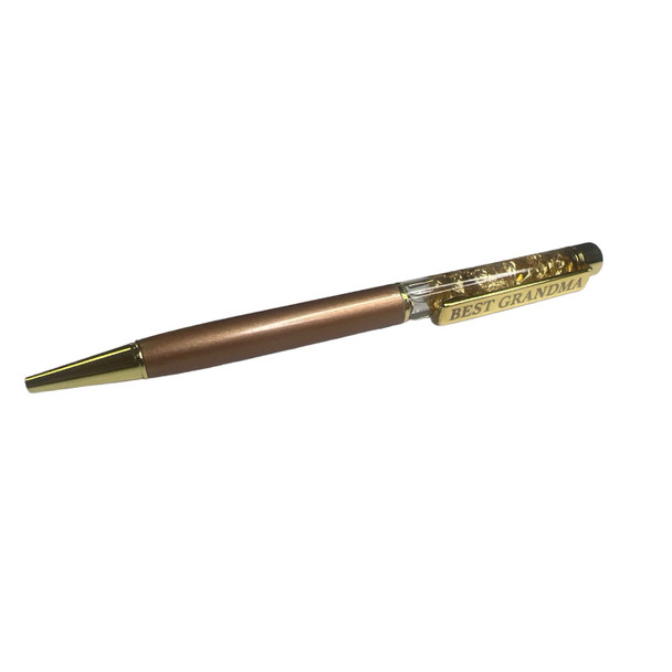 Best Grandma Captioned Gold Leaf Ballpoint Gift Pen