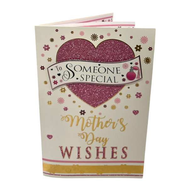 To Someone Special Pink Heart Design Mother's Day Card