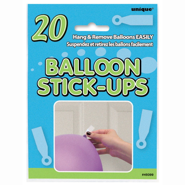 Pack of 20 Balloon Stick-Ups