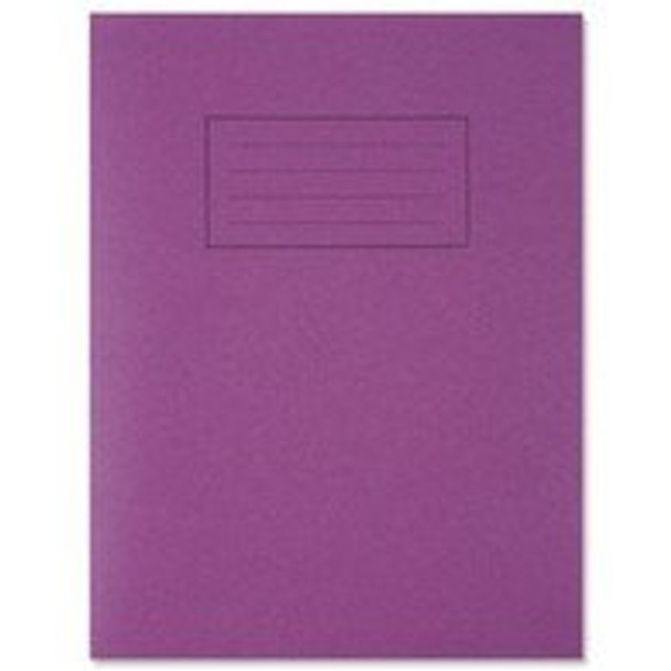 9"x7" Purple Exercise Book - Lined with Margin