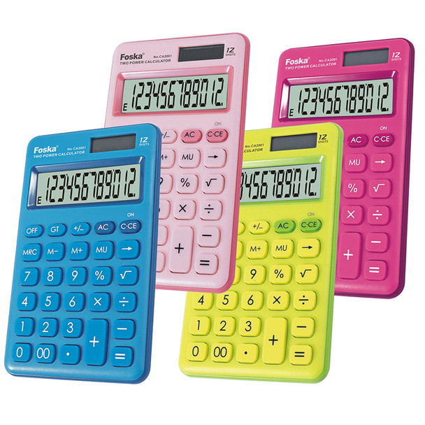 Two Power 12 Digit Calculator