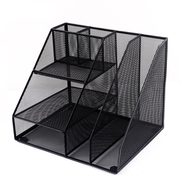 Multiple Compartment Office Mesh Desk Organiser