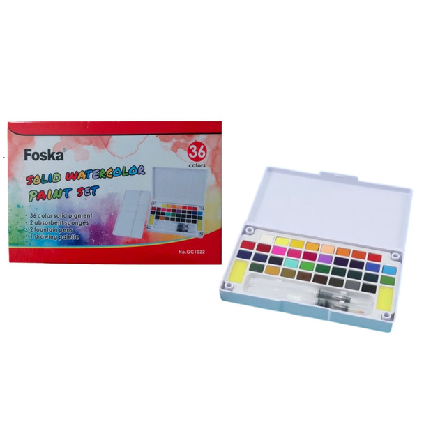 Pack of 36 Solid Watercolor Paint Set