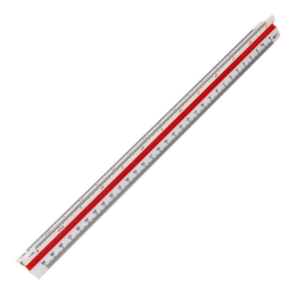 Plastic Triangular Scale Ruler 30cm 