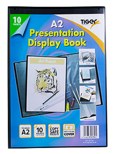 Tiger A2 10 Pocket Presentation Display Book