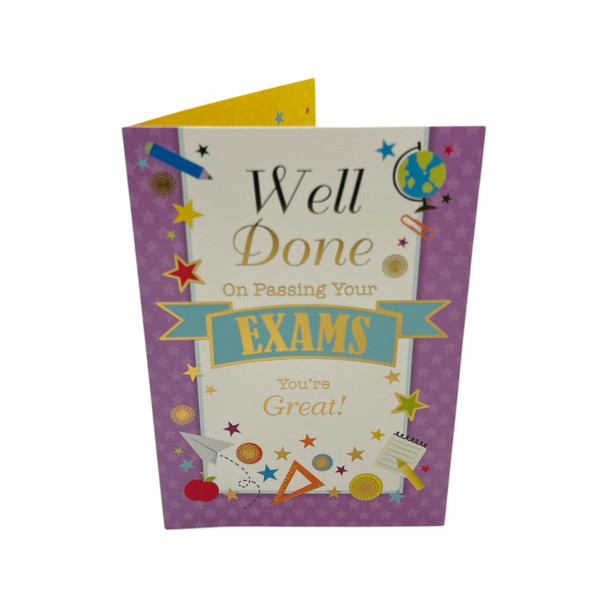 Well Done On Passing Exam Congratulations Card