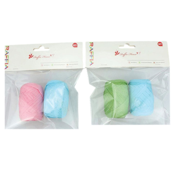 Pack of 2 2cm x 10m Paper Rope Reel