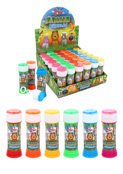 Jungle Animal Bubble Tub with Wand (50ml)