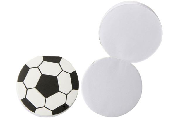 Single Round Football Design Notebook 8cm