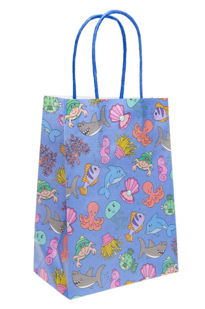 Pack of 12 Sea Animals Paper Gift Bags