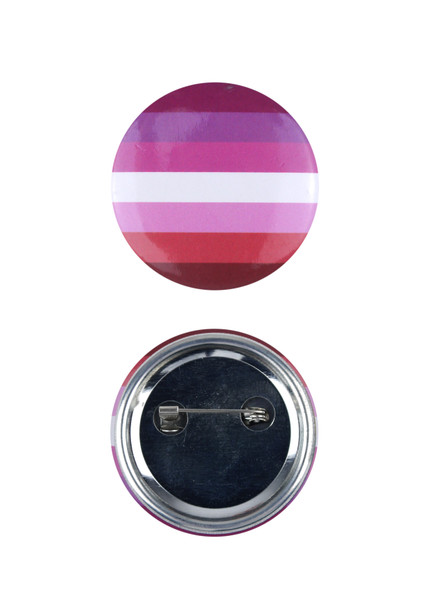 Pack of 100 Lesbian Pride Badge 4cm