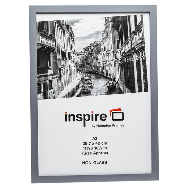 Zurich A4 Solid Grey Certificate Frame