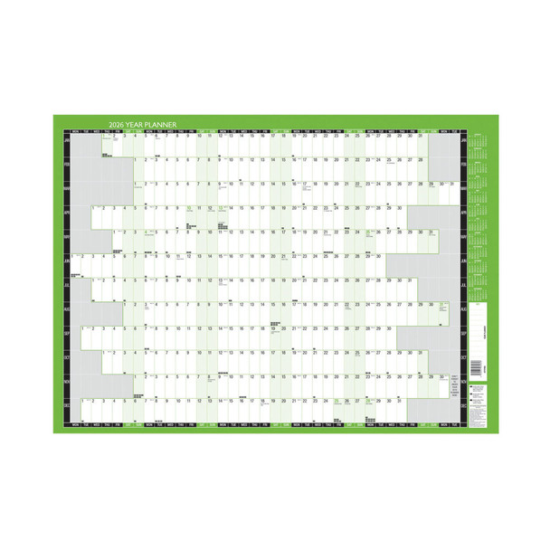 Janrax 2026 Year Planner Mounted