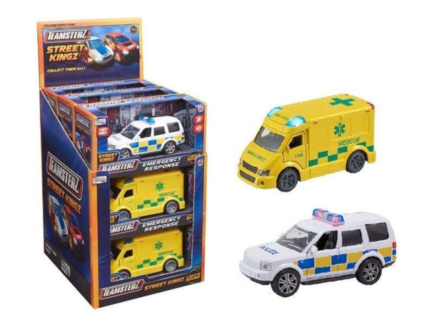 Single Police Car OR Ambulance Light & Sound Emergency Response Vehicle