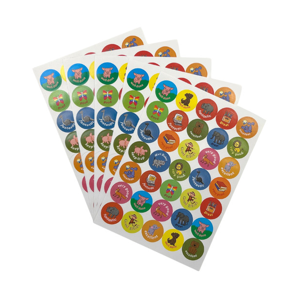 Pack of 420 Motivational Assorted 24mm Self-Adhesive Labels