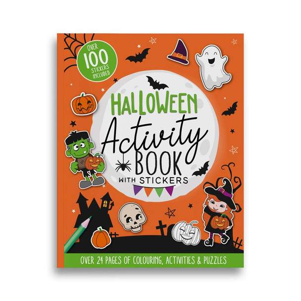 Halloween Activity Book with Stickers