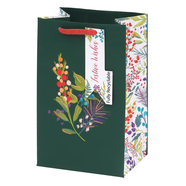 Pack of 12 Festive Gathering Christmas Large Gift Bags