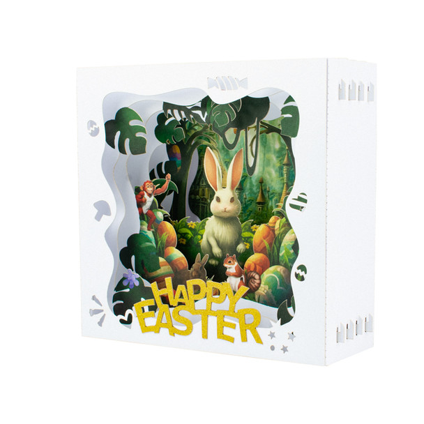 Springtime Wonders Easter Celebration 3D Pop Up Card