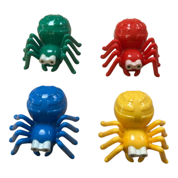 Pack of 24 Spider Shaped Pencil Sharpeners
